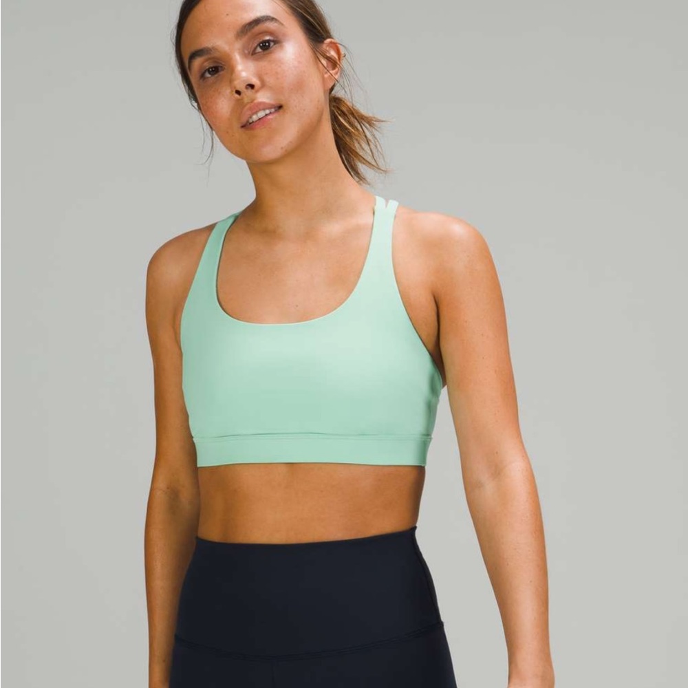 Lululemon Energy Bra Mint Green Size 8